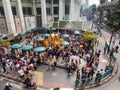 People pray at Erawan Shrine, Bangkok, Thailand Royalty Free Stock Photo