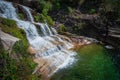 Fecha de Barjas waterfall in Peneda-Geres National Park, Portugal