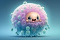 fectly adorable jellyfish cartoon character