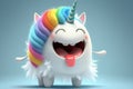 fectly adorable and magical unicorn! Royalty Free Stock Photo