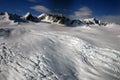 Fox Glacier on the Southern Alps, South Island, New Zealand Royalty Free Stock Photo