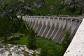 Fedaia Dam Italy Royalty Free Stock Photo