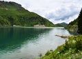 Fedaia Dam Italy Royalty Free Stock Photo