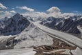 Fedchenko glacier in Tajikistan