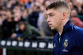 Fede Valverde plays at the La Liga match between Valencia CF and Real Madrid CF Royalty Free Stock Photo