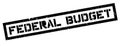 Federal Budget rubber stamp