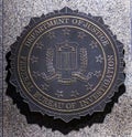 Federal Bureau Investigation Symbol Seal Washington DC Royalty Free Stock Photo