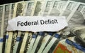 Federal Deficit news headline Royalty Free Stock Photo