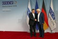 Federal Foreign Minister Dr Frank-Walter Steinmeier welcomes Michael Link