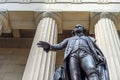 Federal Hall National Memorial at Wall Street Royalty Free Stock Photo