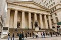 Federal Hall National Memorial on Wall Street Royalty Free Stock Photo