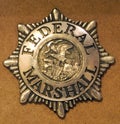 Federal Marshall Badge Royalty Free Stock Photo