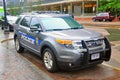 Federal Reserve Police Car Royalty Free Stock Photo