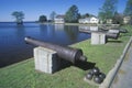 Federal style cannons Royalty Free Stock Photo