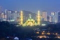 The Federal Territory Mosque in Kuala Lumpur, Malaysia.