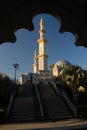 The Federal Territory Mosque or Masjid Wilayah Persekutuan Royalty Free Stock Photo