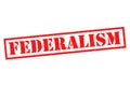 FEDERALISM Rubber Stamp Royalty Free Stock Photo