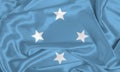 Silk Federated States Of Micronesia Flag