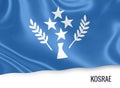 Federated States of Micronesia state Kosrae flag.