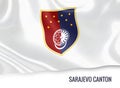 Federation of Bosnia and Herzegovina state Sarajevo Canton flag.