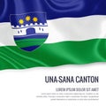 Federation of Bosnia and Herzegovina state Una-Sana Canton flag.