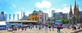 Federation Square in Melbourne city cetre