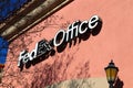 FEDEX Office sign, shipping and printing center Royalty Free Stock Photo