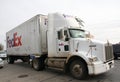 FedEx truck Royalty Free Stock Photo