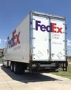 Fedex truck Royalty Free Stock Photo