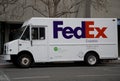 FedEx truck Royalty Free Stock Photo