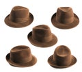 Fedora hat Royalty Free Stock Photo