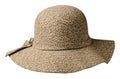 Fedora hat. hat isolated on white background . brown hat Royalty Free Stock Photo
