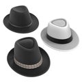 Fedora hats Royalty Free Stock Photo