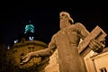 Fedorov Statue and Dominican Church in Lviv