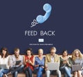 Feed Back Answer Communication Reply Report Concept Royalty Free Stock Photo