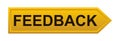 Feedback button Royalty Free Stock Photo