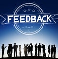 Feedback Evaluation Reflection Response Result Concept Royalty Free Stock Photo