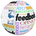 Feedback Globe Open Door Opinions Reviews Ratings Comments Royalty Free Stock Photo