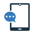 Feedback, message, review icon design