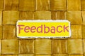 Feedback opinion information customer review survey report rating testimonial business satisfaction