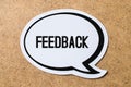 Feedback speech bubble