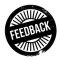 Feedback stamp rubber grunge