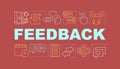 Feedback word concepts banner Royalty Free Stock Photo