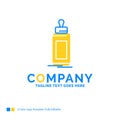 feeder, bottle, child, baby, milk Blue Yellow Business Logo temp