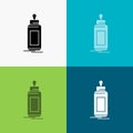 feeder, bottle, child, baby, milk Icon Over Various Background. glyph style design, designed for web and app. Eps 10 vector