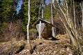 Feeder for forest animals in Ilanovska valley in Liptov - Slovakia.