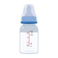 Feeding Bottle or Baby bottle for infants and young children vector