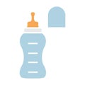 Feeding Bottle or Baby bottle for infants and young children vector