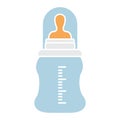 Feeding Bottle or Baby bottle for infants and young children vector