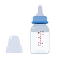 Feeding Bottle or Baby bottle for infants and young children vector